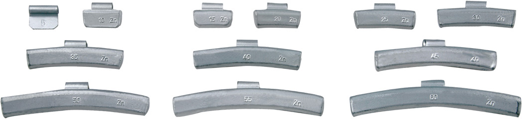 clip-on-zinc weapons for alloy rim